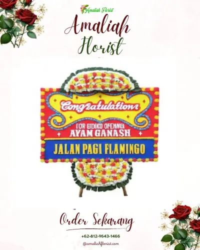 Bunga Papan Congratulation di Kupu